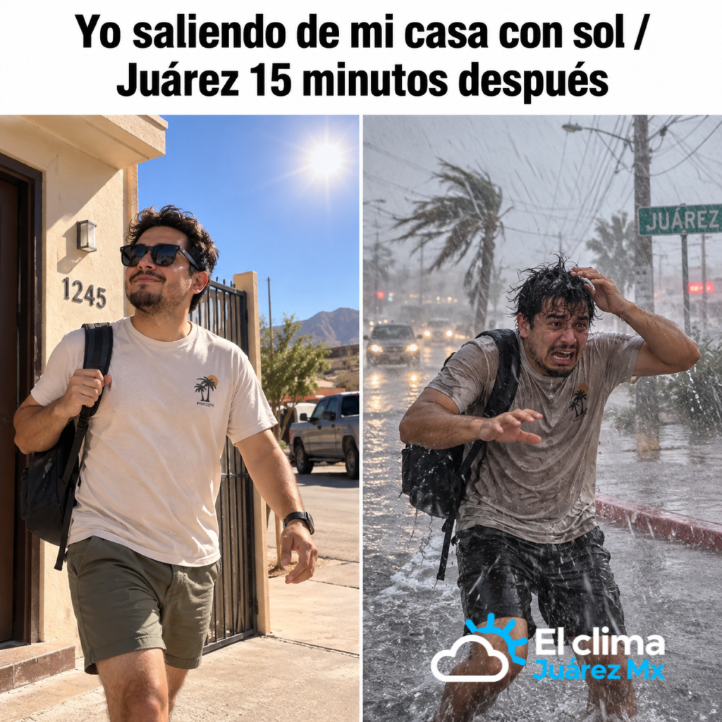 Meme del clima en Ciudad Juárez